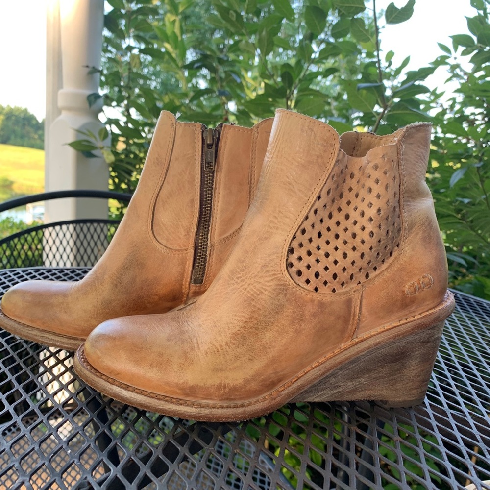 Bed Stu leather boutique ankle booties